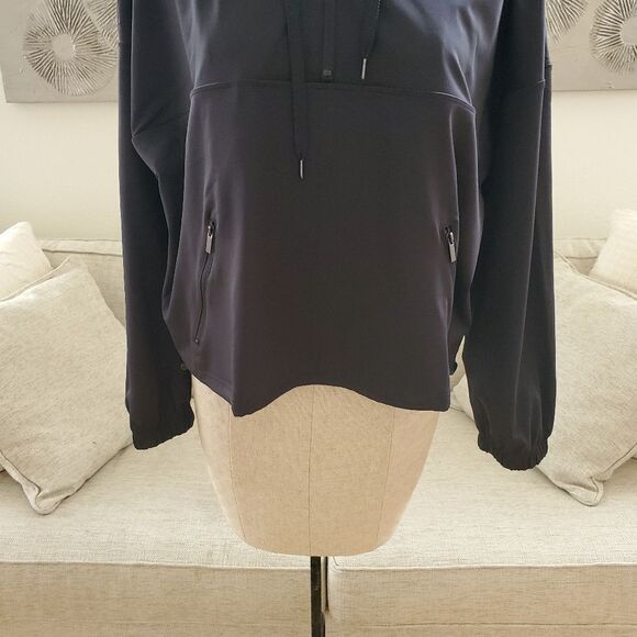 Ideology  Cropped Quarter-Zip Hoodie sz Lg - Picture 4 of 12